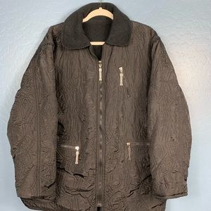 Fendi Vintage Mens All Over Print Reversable coat